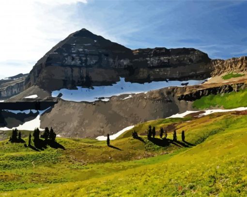 Mt Timpanogos Landscape Diamond Painting