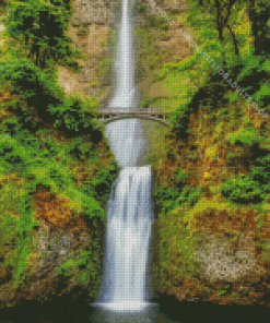 Multnomah Falls Diamond Painting