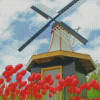 Muziejny Komplieks Dudutki Windmill Diamond Painting