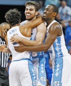 NC Tar Heels Basketballers Diamond Painting