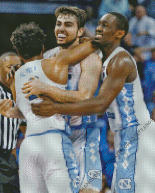 NC Tar Heels Basketballers Diamond Painting