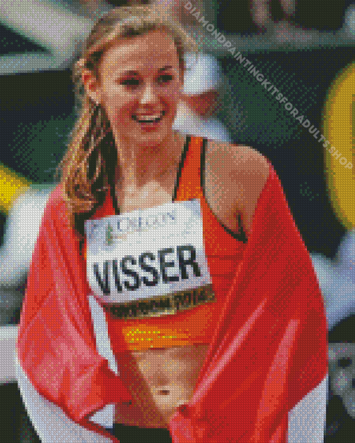 Nadine Visser Athlete Diamond Painting