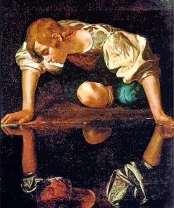 Narcissus Caravaggio Diamond Painting