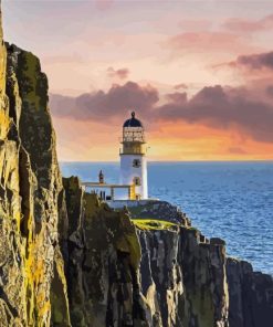 Neist Point At Sunset Diamond Painting