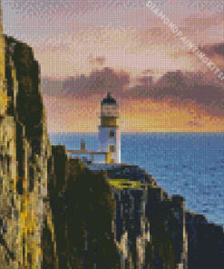 Neist Point At Sunset Diamond Painting