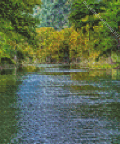 New Braunfels Guadalupe River Diamond Painting