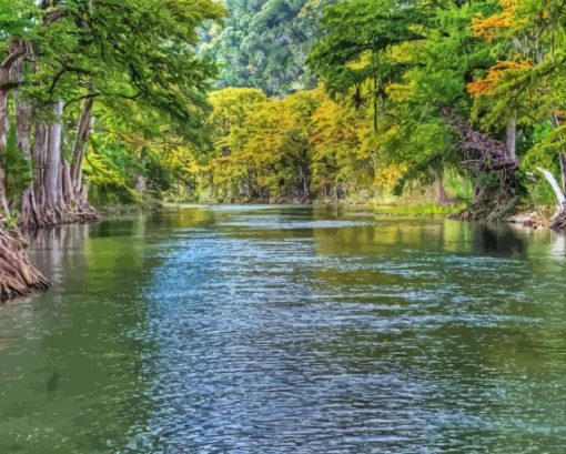 New Braunfels Guadalupe River Diamond Painting