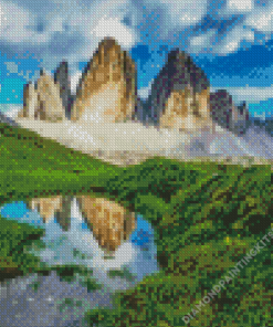 Northern Italy Landscape Diamond Painting