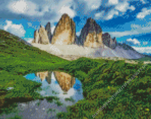 Northern Italy Landscape Diamond Painting