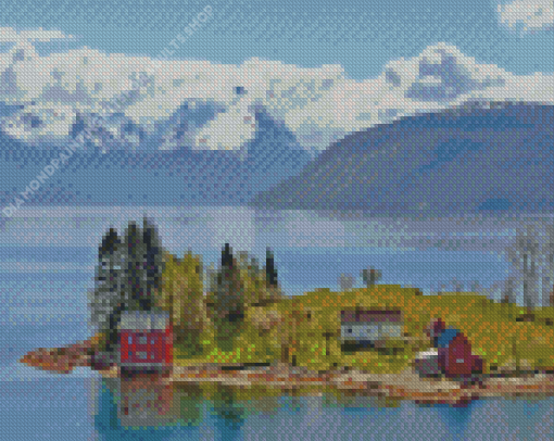 Norway Fjord Diamond Painting