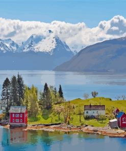 Norway Fjord Diamond Painting