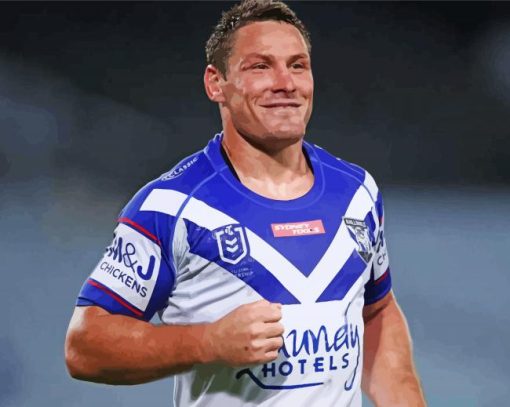 NRL Bulldogs Player Diamond Painting