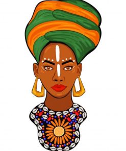 Nubian Woman Art Diamond Painting