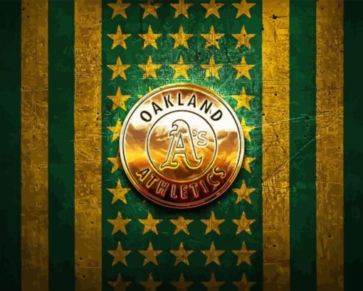 Oakland Athletics Logo Art Diamond Painting