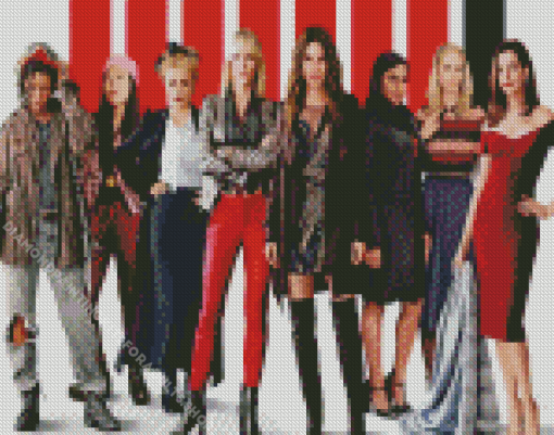 Oceans 8 Movie Characters Diamond Painting