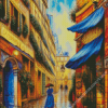 Old French Paris Vintage Street Diamond Painting