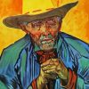 Old Man With Hat Diamond Painting