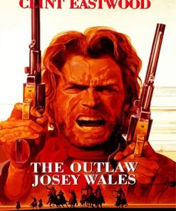 Outlaw Josey Wales Poster Diamond Painting