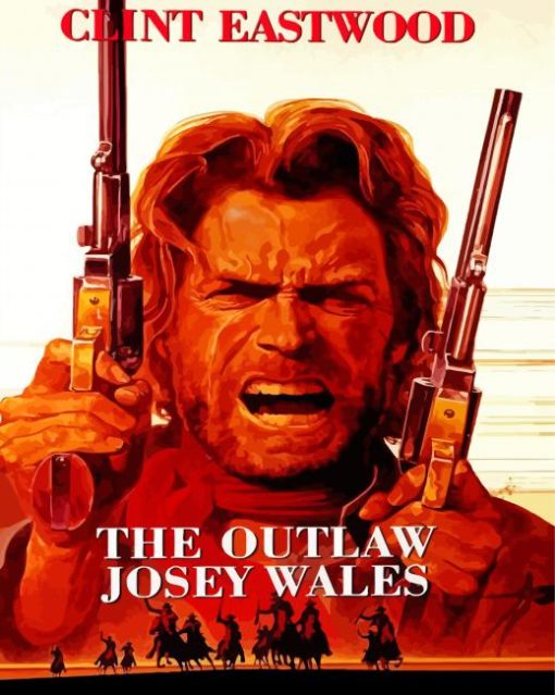 Outlaw Josey Wales Poster Diamond Painting