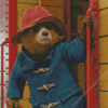 Paddington Bear On Train Diamond Painting