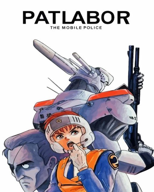 Patlabor Mobile Police Poster Diamond Painting