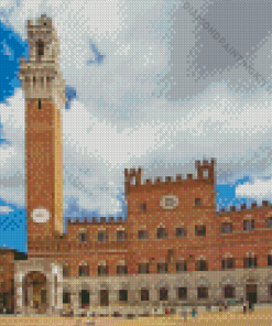 Piazza Del Campo Siena Diamond Painting