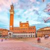 Piazza Del Campo Siena Italy Diamond Painting