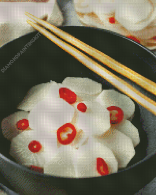 Pickled Daikon Food Diamond Painting