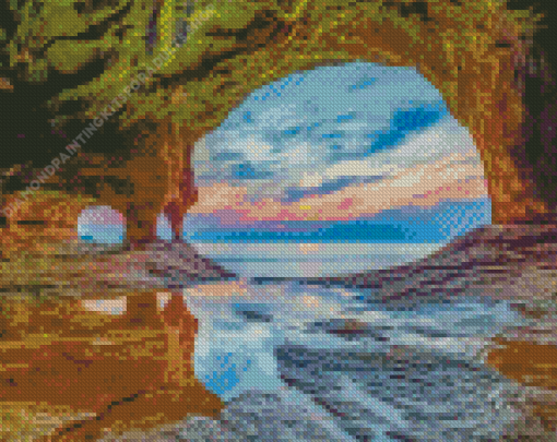 Pictured Rocks National Lakeshore Michigan Diamond Painting