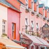 Pink Buildings in Kerry Ireland Diamond Painting