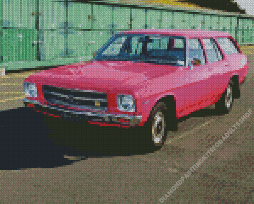 Pink Holden HQ Kingswood Diamond Painting