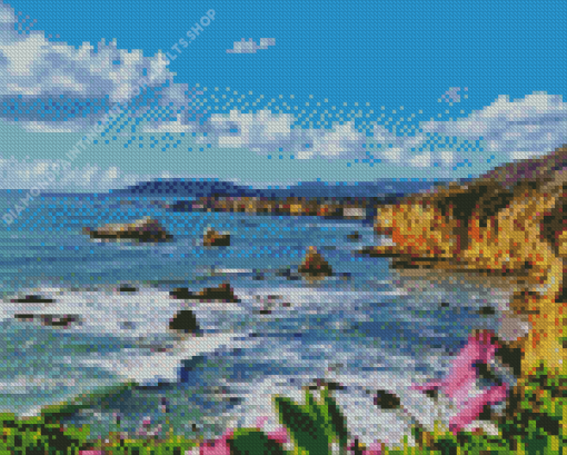 Pismo Beach Landscape Diamond Painting