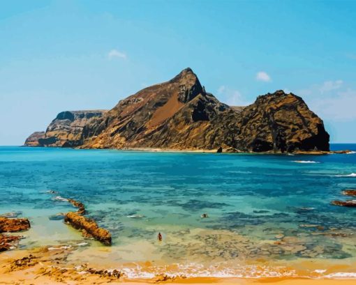 Porto Santo Island In Portugal Diamond Painting