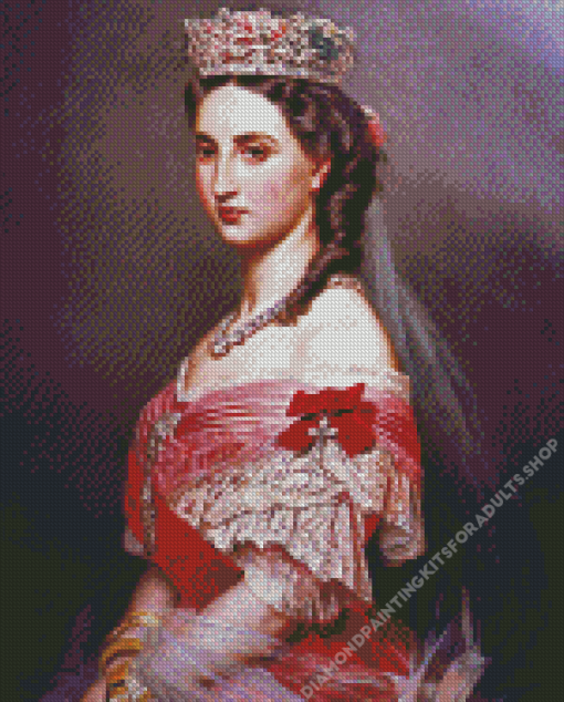 Portrait of Charlotte of Belgium Diamond Painting