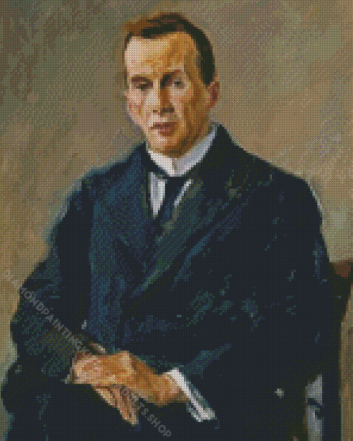 Professor Richard Cassirer by Max Liebermann Diamond Painting