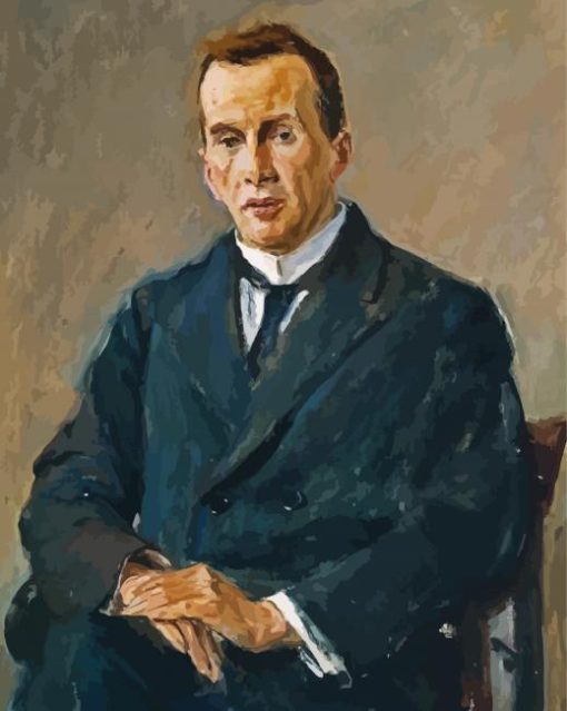 Professor Richard Cassirer by Max Liebermann Diamond Painting