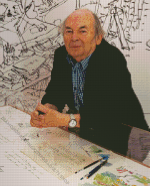 Quentin Blake English Cartoonist Diamond Painting