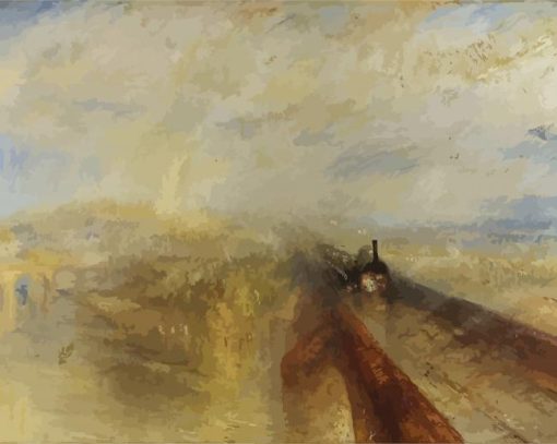 Rain Steam and Speed The Great Western Railway Diamond Painting