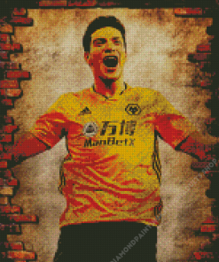 Raul Jimenez Player Diamond Painting