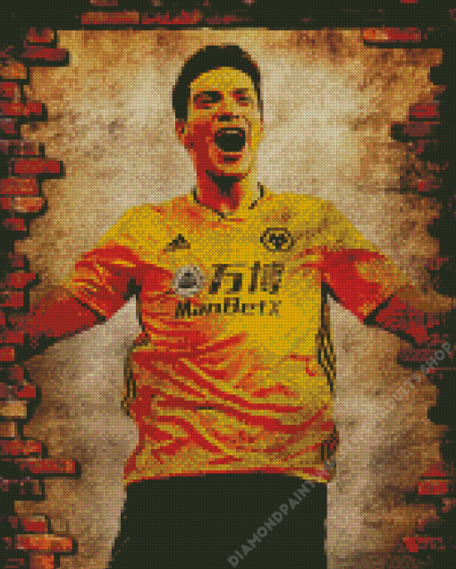 Raul Jimenez Player Diamond Painting