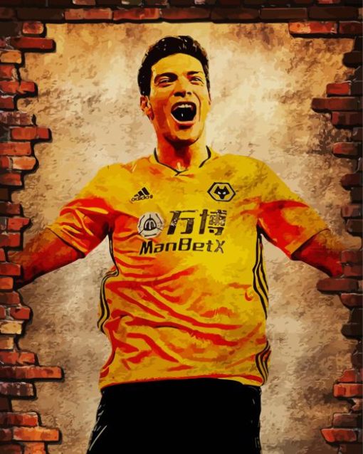 Raul Jimenez Player Diamond Painting