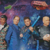 Red Dwarf Characters Diamond Painting