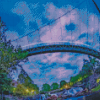 Reedy River Bridge In Greenville Diamond Painting