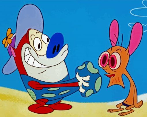 Ren And Stimpy Diamond Painting