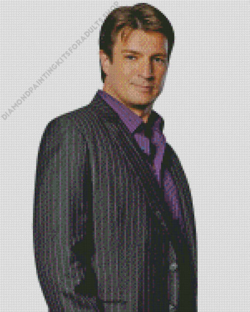 Richard Castle Tv Series Character Diamond Painting