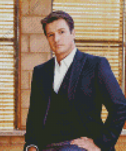 Richard Castle Character Diamond Painting