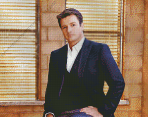 Richard Castle Character Diamond Painting