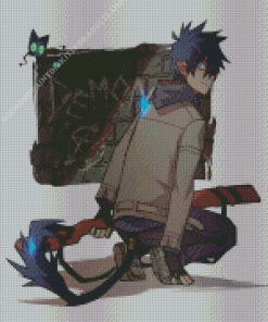 Rin Okumura Character Art Diamond Painting