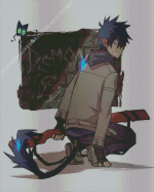 Rin Okumura Character Art Diamond Painting