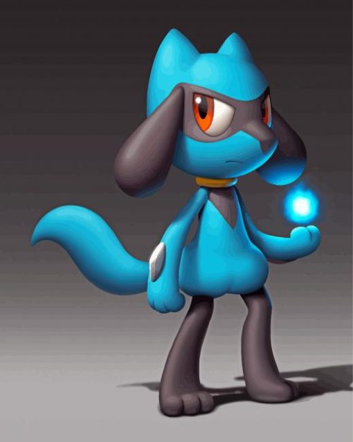 Riolu Diamond Painting